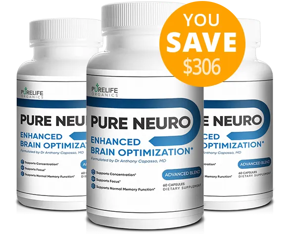 Pure Neuro — Advanced Brain Optimization Supplement by PureLife Organics